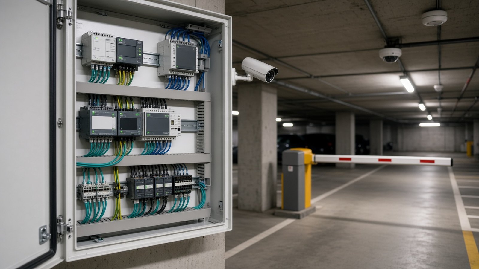 How IoT Parking Management Systems Connect Devices
