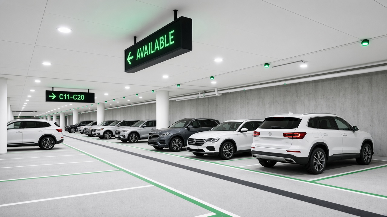 Parking Guidance Displays and Direction Signs